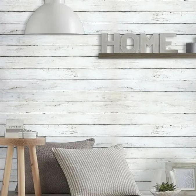 Waarom kiezen voor zelfklevend decoratief houtstructuurbehang voor uw interieur