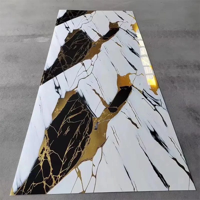 Flexibele composiet PVC marmeren wandpanelen