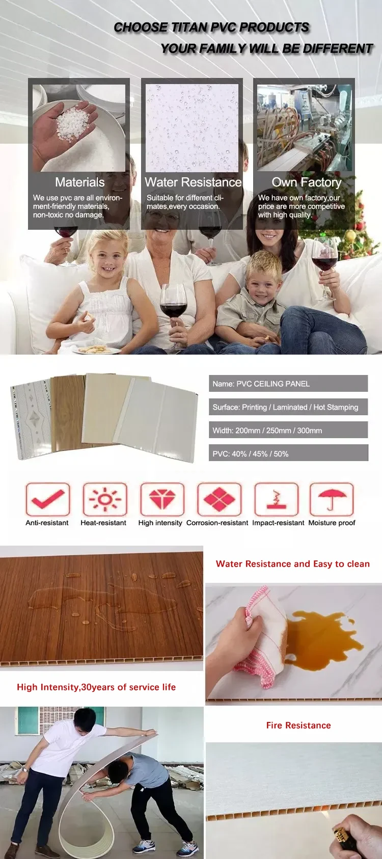 PVC Bathroom Wall Panels